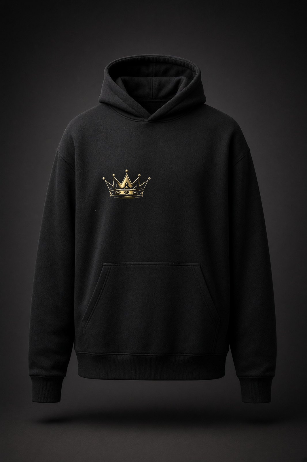 Gold crown over the heart