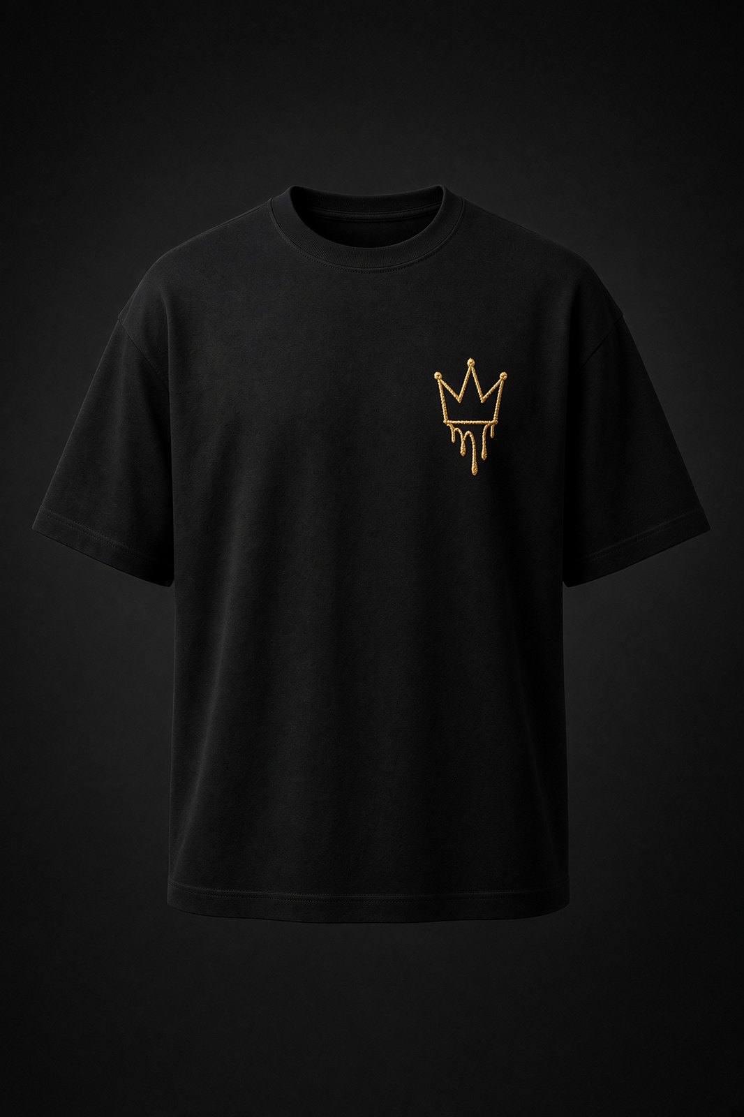 Gold crown outline
